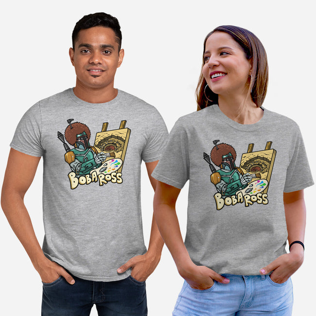 Bob-A-Ross-Unisex-Basic-Tee-ugurbs