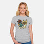 Bob-A-Ross-Womens-Fitted-Tee-ugurbs