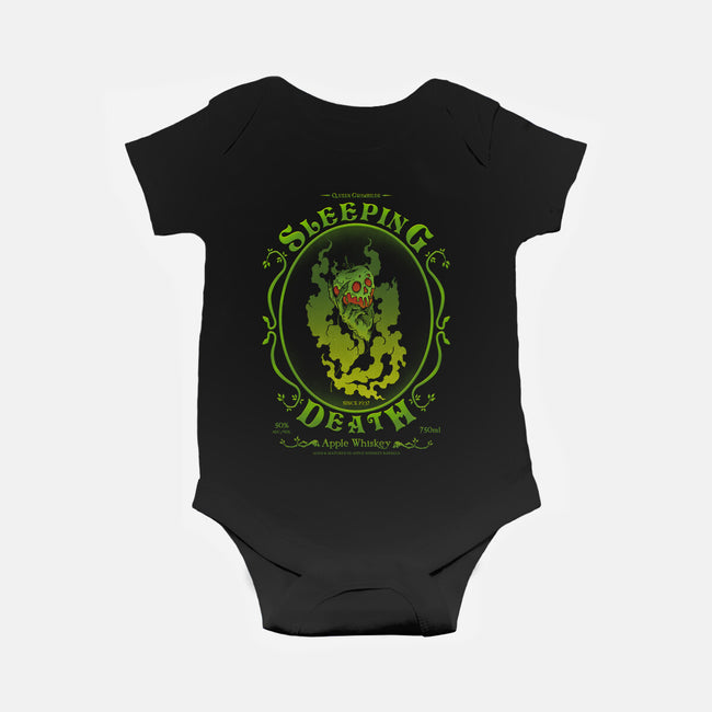 Sleeping Death Whiskey-Baby-Basic-Onesie-pigboom