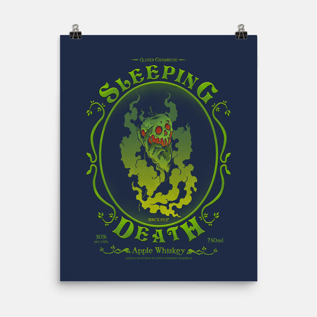 Sleeping Death Whiskey-None-Matte-Poster-pigboom