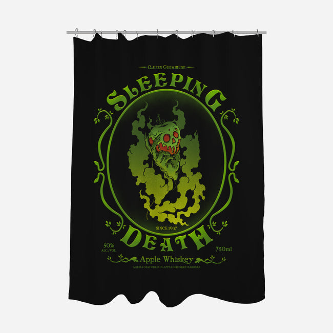 Sleeping Death Whiskey-None-Polyester-Shower Curtain-pigboom