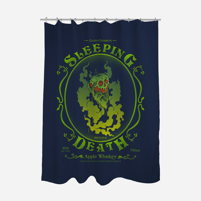 Sleeping Death Whiskey-None-Polyester-Shower Curtain-pigboom