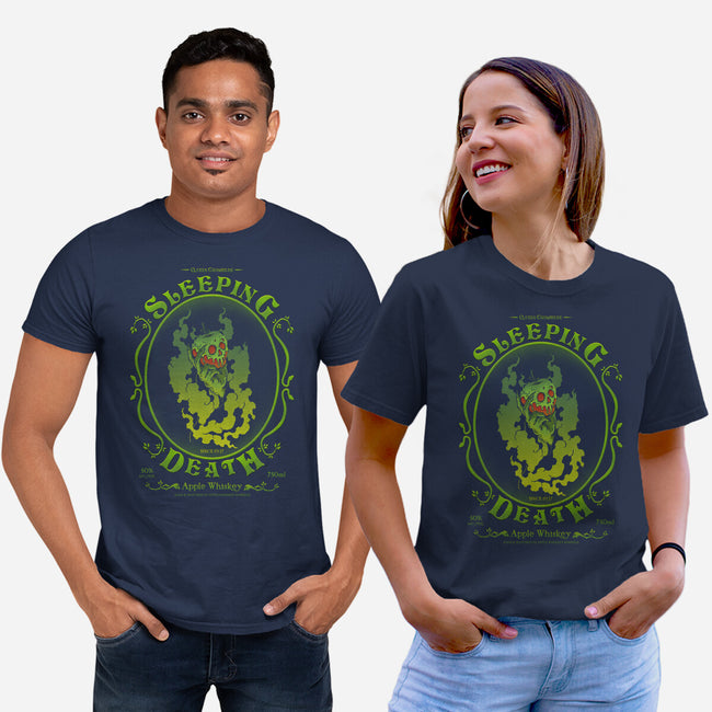 Sleeping Death Whiskey-Unisex-Basic-Tee-pigboom