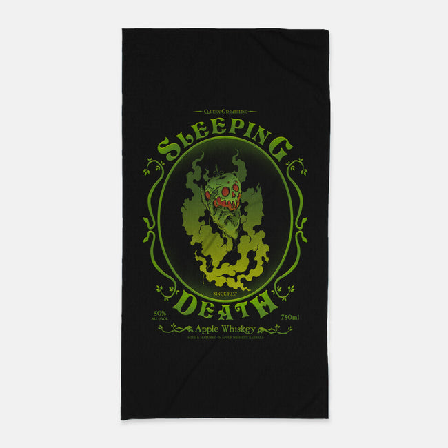 Sleeping Death Whiskey-None-Beach-Towel-pigboom