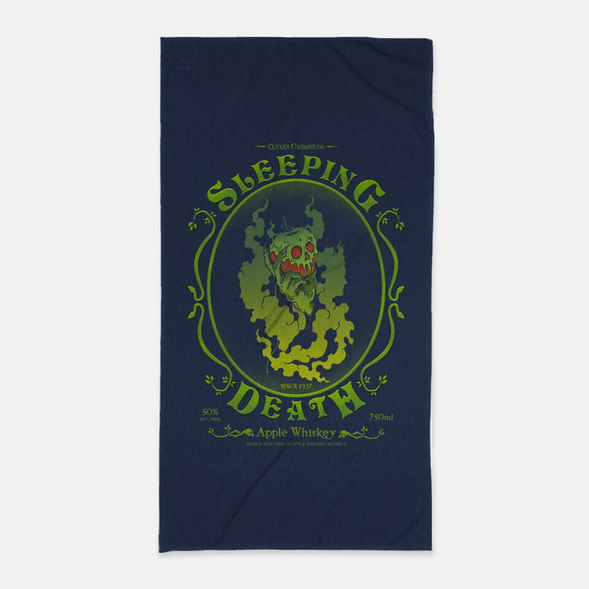 Sleeping Death Whiskey-None-Beach-Towel-pigboom