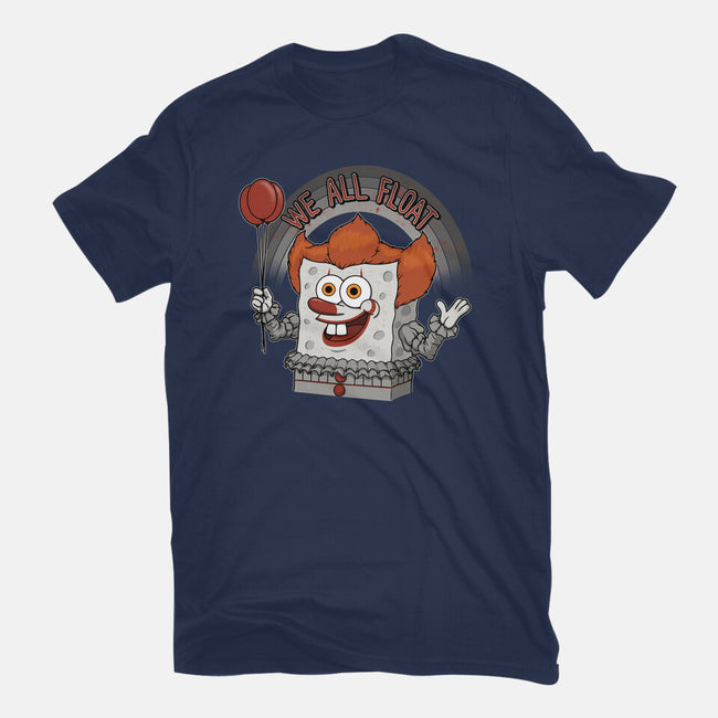 As Long As We All Float-Womens-Fitted-Tee-pigboom