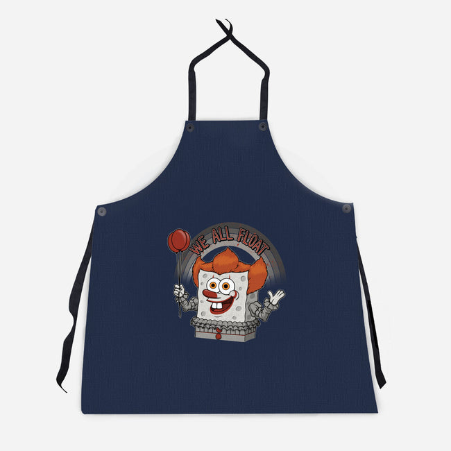 As Long As We All Float-Unisex-Kitchen-Apron-pigboom