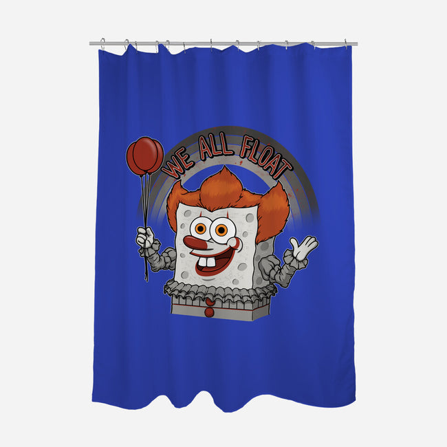 As Long As We All Float-None-Polyester-Shower Curtain-pigboom