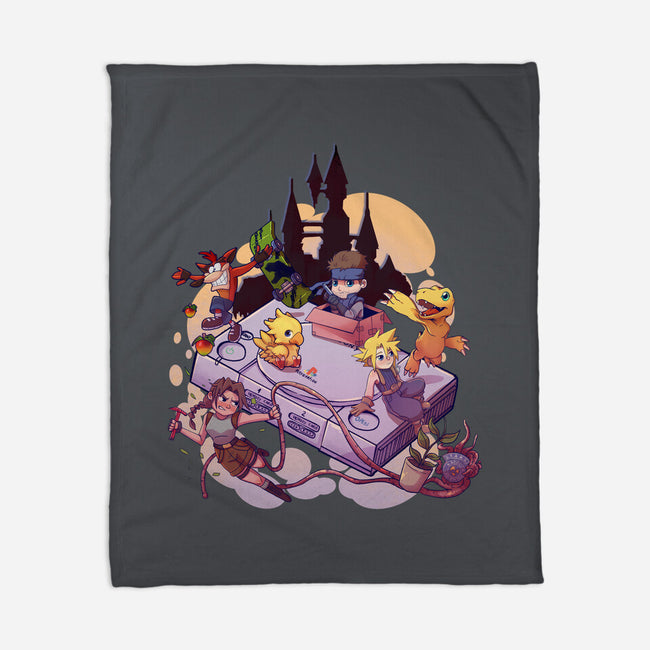 Nostalgic Players-None-Fleece-Blanket-jacnicolauart