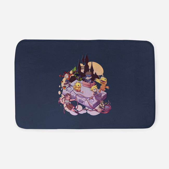 Nostalgic Players-None-Memory Foam-Bath Mat-jacnicolauart