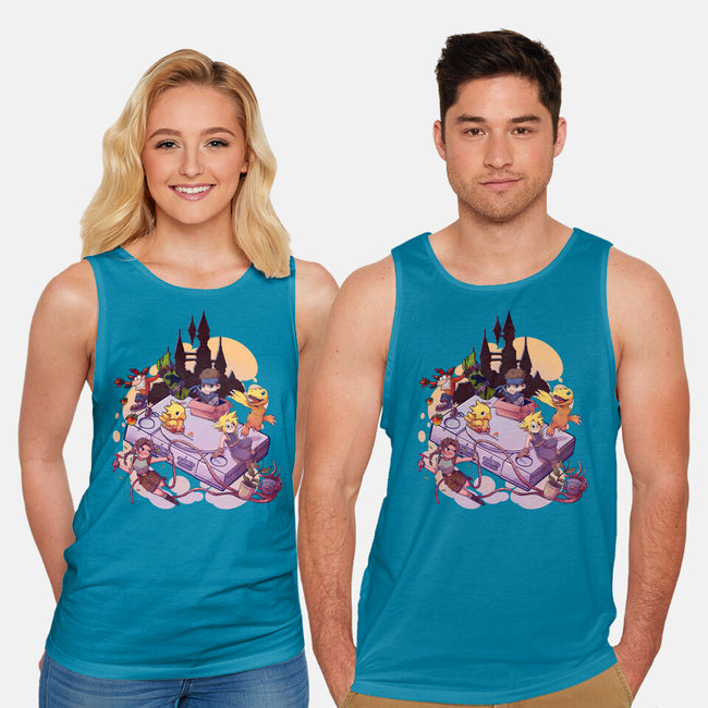 Nostalgic Players-Unisex-Basic-Tank-jacnicolauart