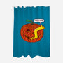 I'm Fine Pumpkin-None-Polyester-Shower Curtain-rocketman_art