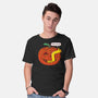 I'm Fine Pumpkin-Mens-Basic-Tee-rocketman_art