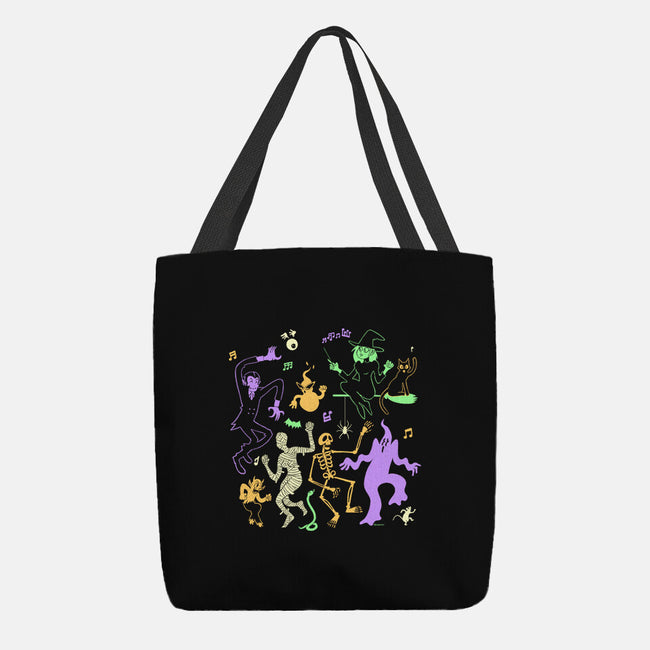 Halloween Dance Party-None-Basic Tote-Bag-Karakenio