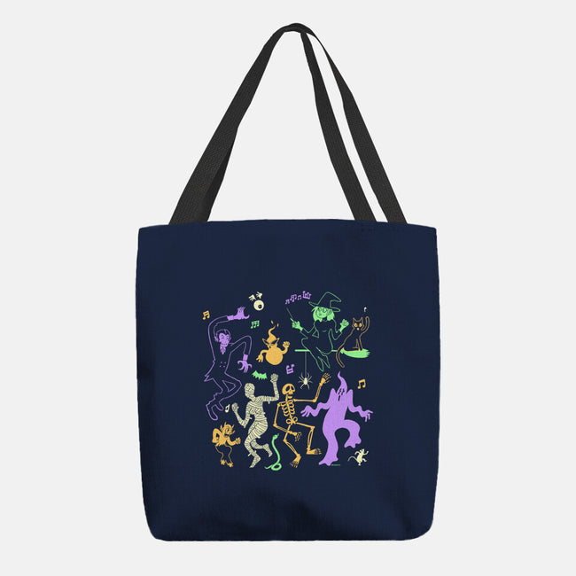 Halloween Dance Party-None-Basic Tote-Bag-Karakenio