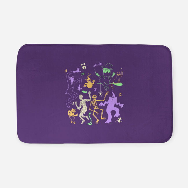 Halloween Dance Party-None-Memory Foam-Bath Mat-Karakenio