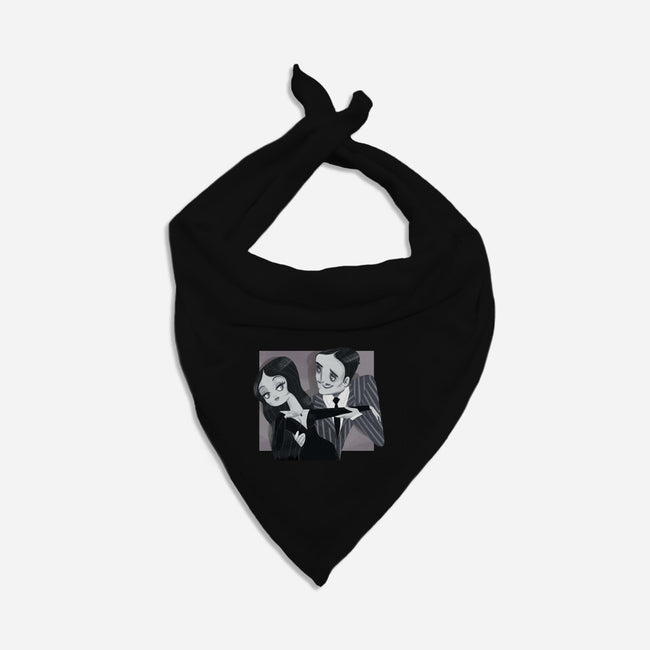 Black And White Love-Cat-Bandana-Pet Collar-Gemma Roman