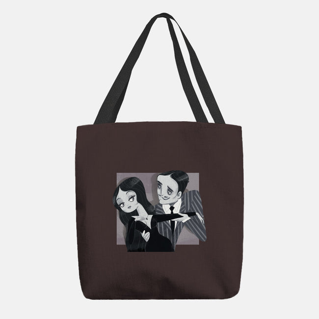 Black And White Love-None-Basic Tote-Bag-Gemma Roman