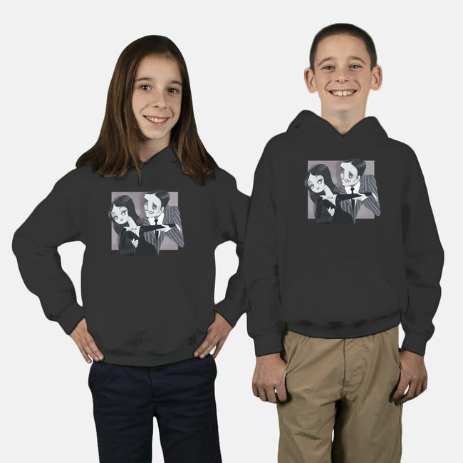 Black And White Love-Youth-Pullover-Sweatshirt-Gemma Roman