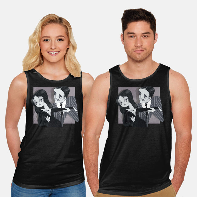 Black And White Love-Unisex-Basic-Tank-Gemma Roman