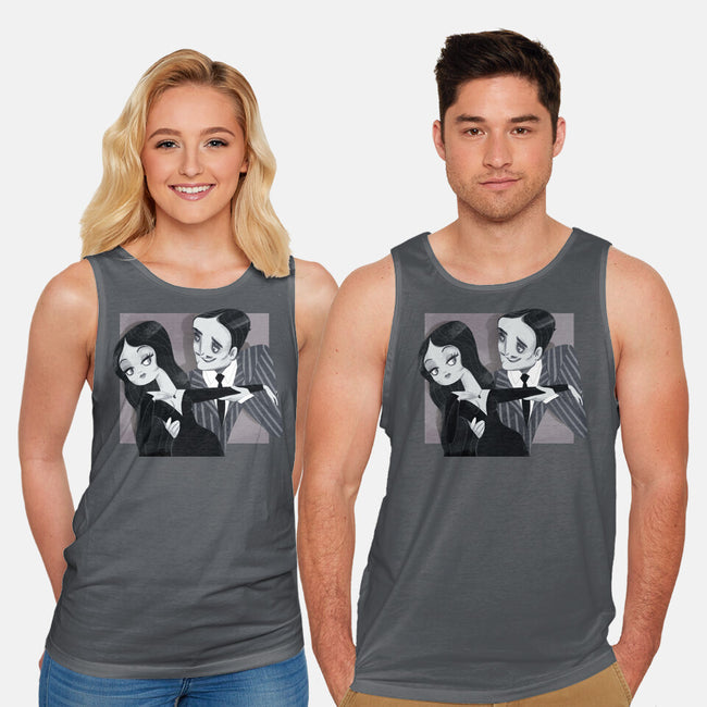 Black And White Love-Unisex-Basic-Tank-Gemma Roman