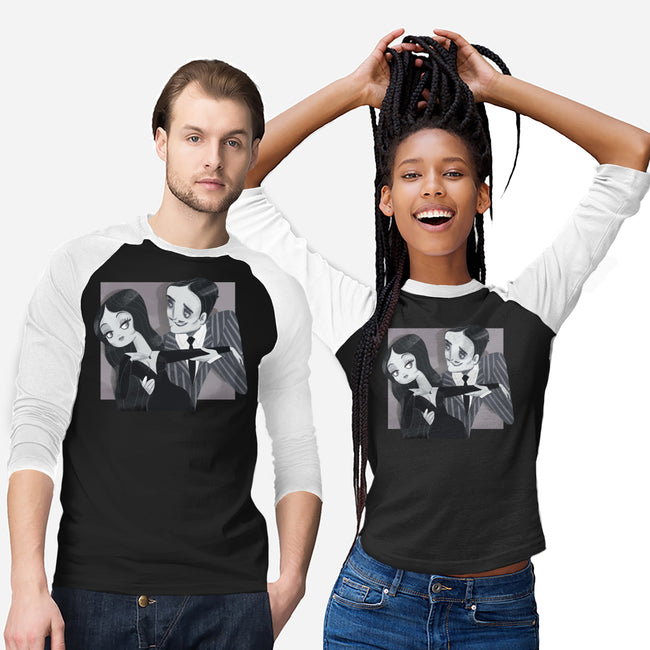 Black And White Love-Unisex-Baseball-Tee-Gemma Roman