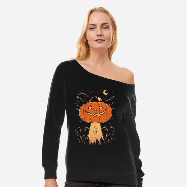 I Believe In Halloween-Womens-Off Shoulder-Sweatshirt-dfonseca