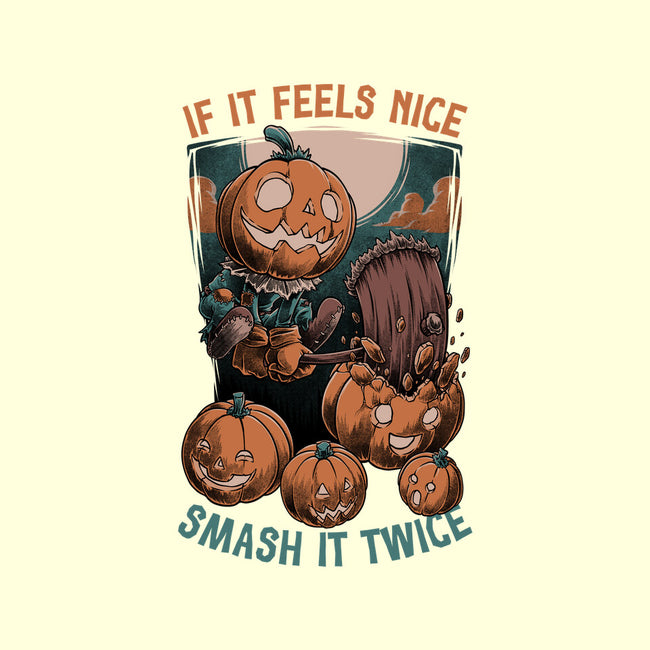 Pumpkin Smash Halloween-None-Polyester-Shower Curtain-Studio Mootant