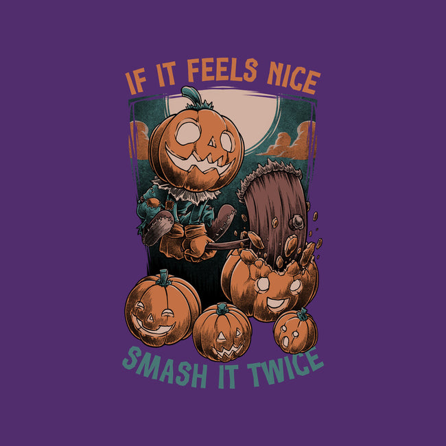 Pumpkin Smash Halloween-None-Removable Cover-Throw Pillow-Studio Mootant