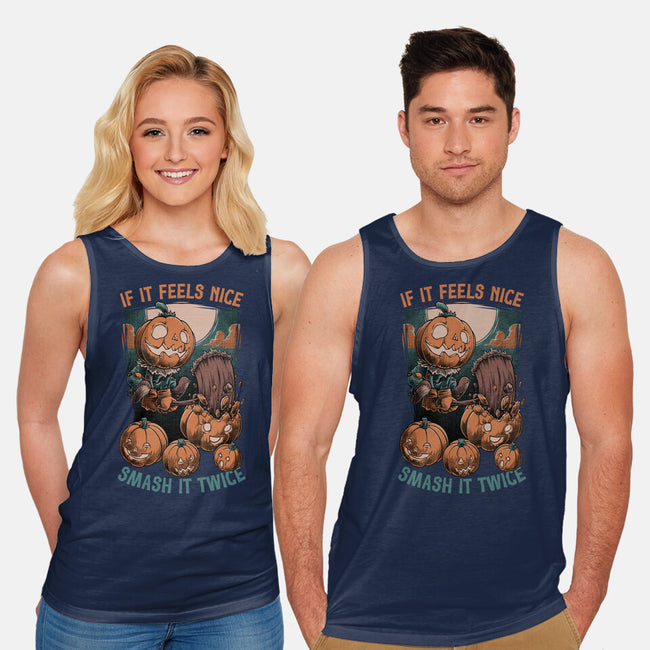 Pumpkin Smash Halloween-Unisex-Basic-Tank-Studio Mootant