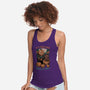 Pumpkin Smash Halloween-Womens-Racerback-Tank-Studio Mootant