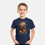 Pumpkin Smash Halloween-Youth-Basic-Tee-Studio Mootant