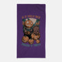 Pumpkin Smash Halloween-None-Beach-Towel-Studio Mootant