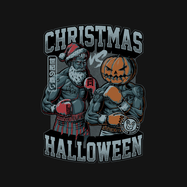 Christmas Vs Halloween-Youth-Basic-Tee-Studio Mootant