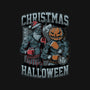 Christmas Vs Halloween-None-Beach-Towel-Studio Mootant