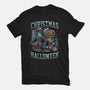 Christmas Vs Halloween-Mens-Basic-Tee-Studio Mootant