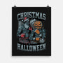 Christmas Vs Halloween-None-Matte-Poster-Studio Mootant