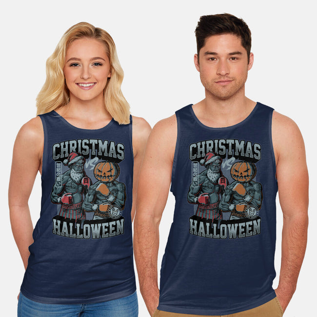 Christmas Vs Halloween-Unisex-Basic-Tank-Studio Mootant