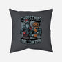 Christmas Vs Halloween-None-Removable Cover-Throw Pillow-Studio Mootant