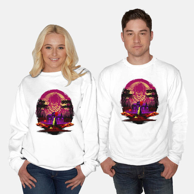 Attack Of Penny-Unisex-Crew Neck-Sweatshirt-hypertwenty