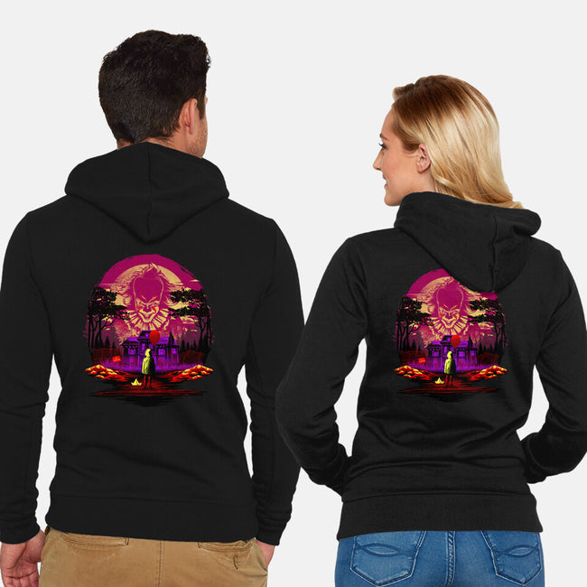 Attack Of Penny-Unisex-Zip-Up-Sweatshirt-hypertwenty