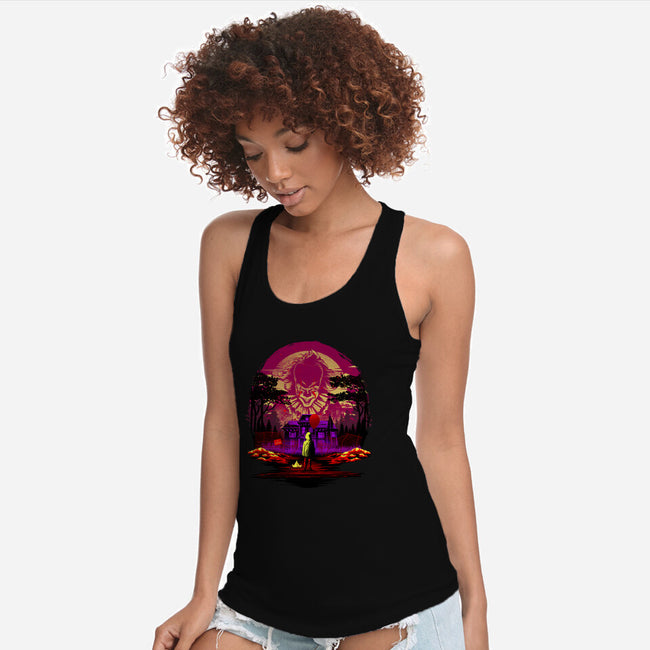 Attack Of Penny-Womens-Racerback-Tank-hypertwenty