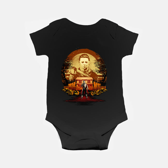 Attack Of Michael Myers-Baby-Basic-Onesie-hypertwenty