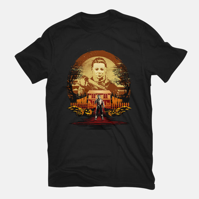 Attack Of Michael Myers-Mens-Premium-Tee-hypertwenty