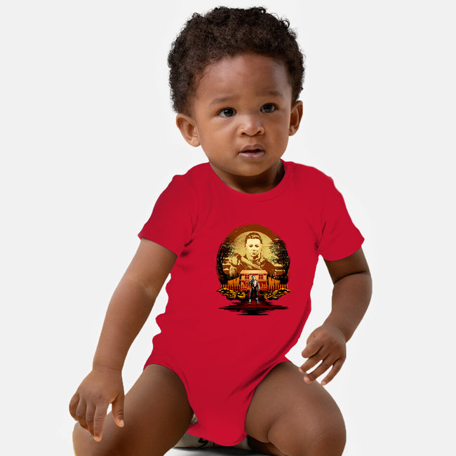 Attack Of Michael Myers-Baby-Basic-Onesie-hypertwenty