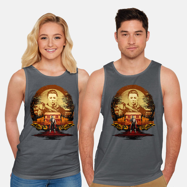 Attack Of Michael Myers-Unisex-Basic-Tank-hypertwenty