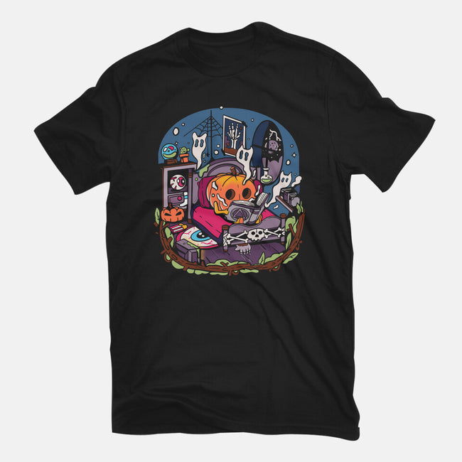 Halloween In Solitude-Mens-Premium-Tee-MULOPOPS