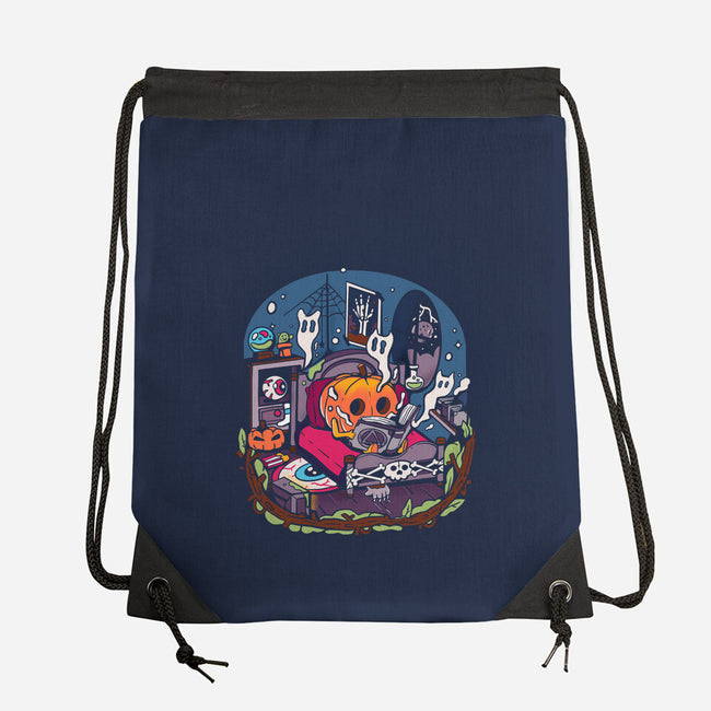 Halloween In Solitude-None-Drawstring-Bag-MULOPOPS