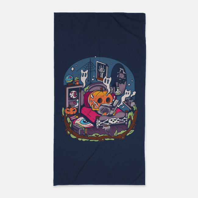 Halloween In Solitude-None-Beach-Towel-MULOPOPS