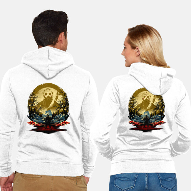 Attack Of Jason-Unisex-Zip-Up-Sweatshirt-hypertwenty